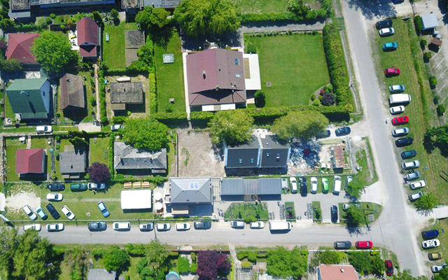 Parkolóink madártávlatból